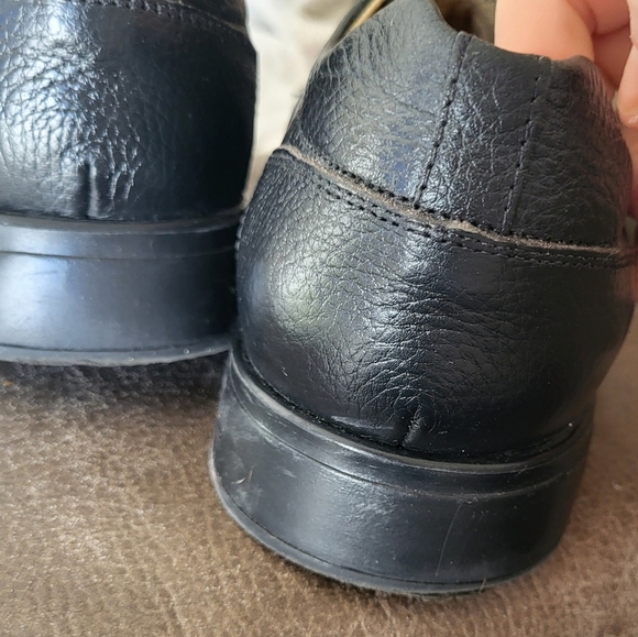 Studio Belvedere Bay Bridge Men's Size 11D Black Leather Split Toe Oxford Shoes - Picture 11 of 11